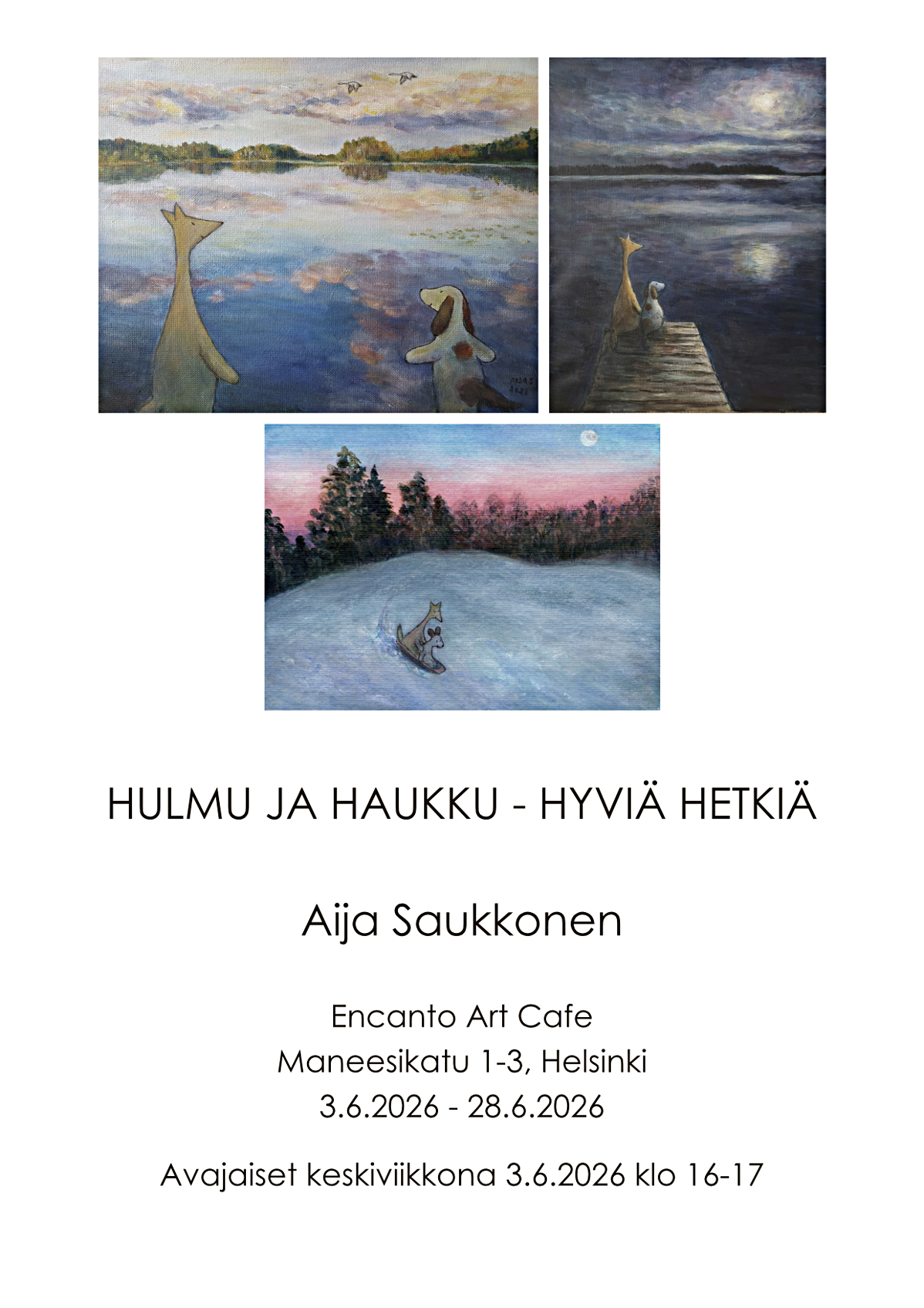 Aija Saukkonen Hulmu ja Haukku